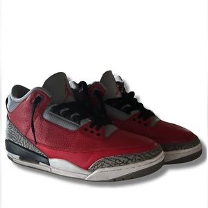 Jordan 3 Concrete Red For Men